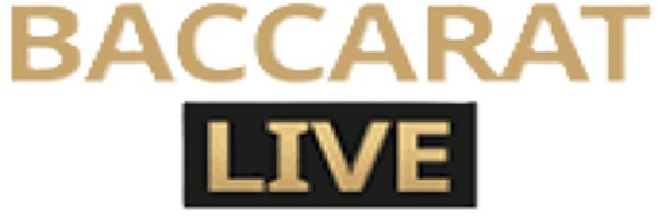 Live Baccarat online game logo by Evolution on realzcasinoo.it
