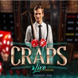 Official Live Casino logo: Live Craps by Evolution at Realz Casino